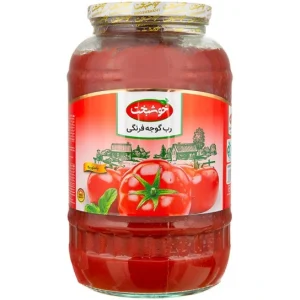 رب گوجه فرنگی خوشبخت شیشه ای 1500 گرمی