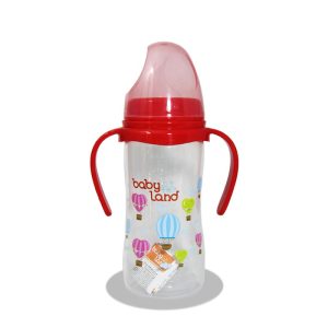 شیر خوری بی بی لند عریض ارتودنسی دسته دار 300 میل