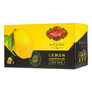 چای سیاه گلستان با طعم لیمو 25 عددی