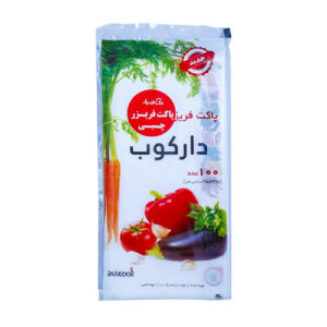 کیسه فریزر دارکوب چسبی 100 عددی