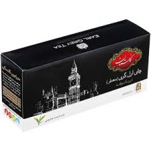 چای تی بگ ارل گری معطر روزانه مشکی گلستان 25 عددی