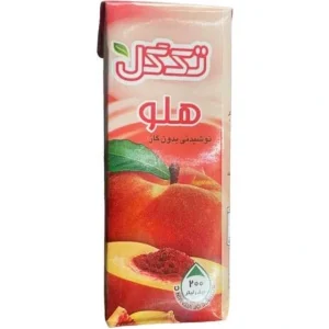 آبمیوه هلو پاکتی تک گل