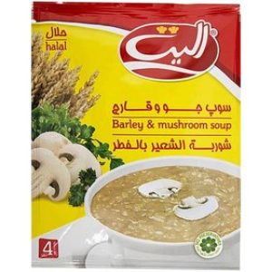سوپ جو و قارچ نیمه آماده الیت