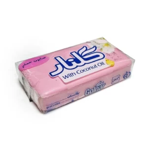 صابون حمام صورتی سلفون دار 130 گرمی گلنار