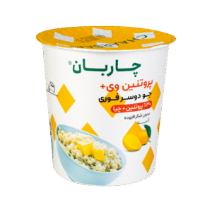 پروتئین وی فوری لیوانی انبه چاربان